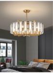 Modern home living room decoration round glass lighting candle Chandelier(WH-CY