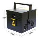 3W RGB Disco Laser Stage Light 12CH DMX Channel , 50000h Working Lifetime