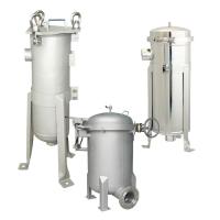 Buy cheap 304 / 316 Stainless Steel Bag Filter Housing Industrial Water Hepa Filters product