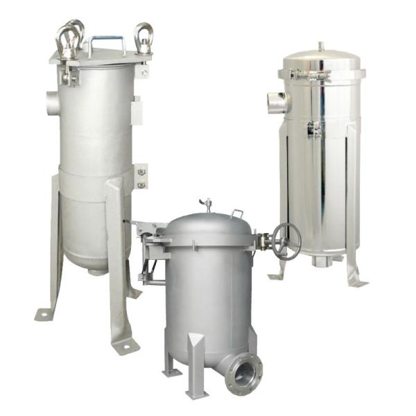 Buy cheap 304 / 316 Stainless Steel Bag Filter Housing Industrial Water Hepa Filters from wholesalers