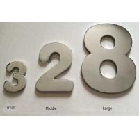 Buy cheap Metal House Letters & Numbers Mailboxes & Address Plaques Brushed Stainless product