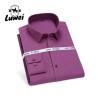 Buy cheap Men Long Sleeve Business Shirts Single Button Casual Plaid Striped Shirt from wholesalers