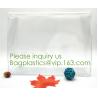 Buy cheap nylon zipper pvc bag Promotional Customize Logo print Transparent PVC plastic clear cosmetic bag with non-woven zipper from wholesalers