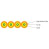 Buy cheap 4 Core Parallel Indoor Fiber Optic Cable Single Mode / Multimode For Building from wholesalers