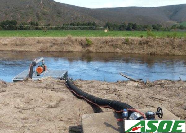 Frac Water Discharge Weave PVC Delivery Hose , 10 Inch Water Hose PVC 10 Bar 150