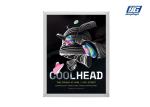 Aluminum Advertising Snap Frame Light Box 7w 2500 Lux Lightweight