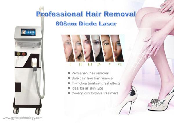 Buy cheap Aesthetic Spa Permanent Diode Laser Hair Removal Machine 808nm For All Skin Type from wholesalers