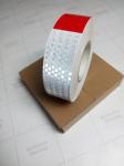 Outdoor Prism Emergency Vehicle Red And Silver Reflective Tape For Cars PVC High