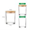 Buy cheap 12oz 10oz Custom Candle Vessels Luxury Empty Glass For Candle Making With Wooden Lid from wholesalers