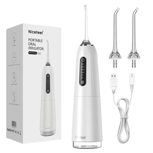 Buy cheap 5 Modes 300ml Portable Water Flosser , IPX7 Water Jet Dental Flosser from wholesalers