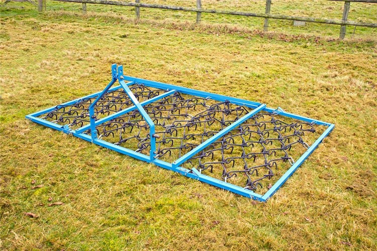 Drag Chain Harrow Landscape Lawn Arena Rake For Soil Leveling Width 1-10m Selection