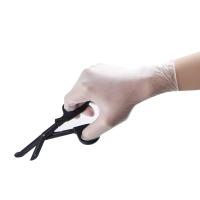 Buy cheap Nitrile Disposable Protective Gloves / Shield Disposable Gloves S/M/L/XL product