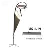Buy cheap 16.7ft 4m Feather Flag Banners Teardrop Shape Heat Transfer Printing from wholesalers