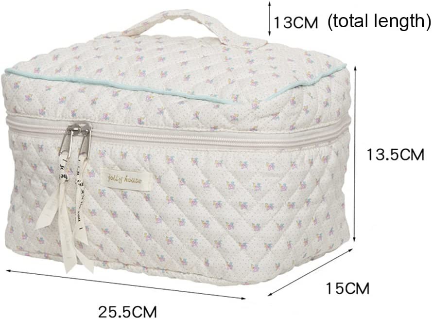 Custom Logo Personal Zipper Cosmetic Makeup Bag Luxury Large