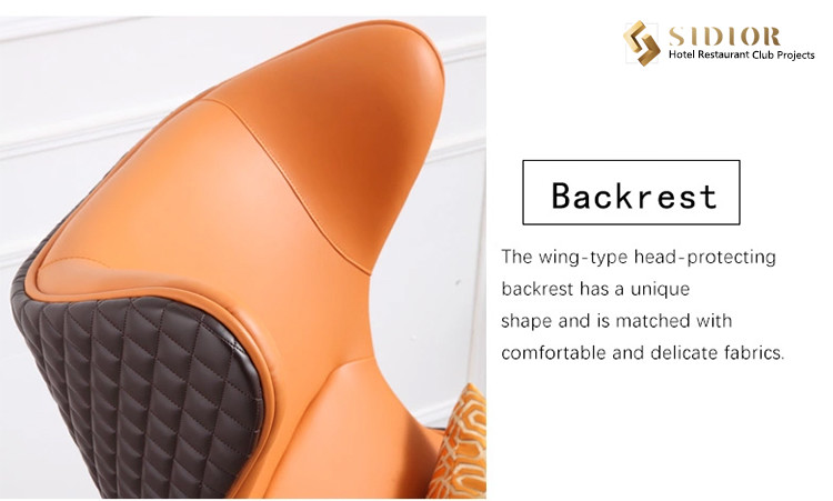 Leisure Lounge Chair, Living Room Lounge Chair, Leather Lounge Chair, High Density Foam, PU Leather Upholstery