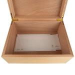 Multifunctional Wooden Lidded Storage Boxes Customized Shape Exquisite Design