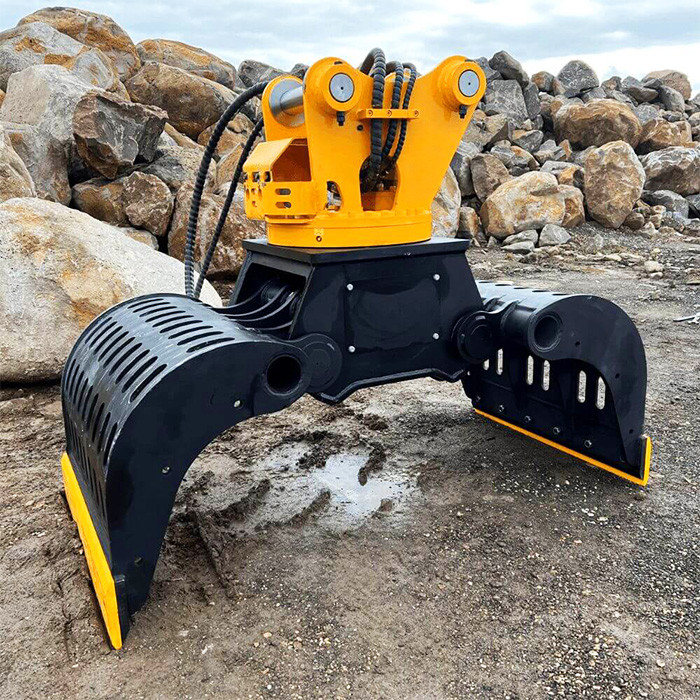 6 Ton Excavator Sorting Grab Grapple Heavy Duty For Material Handler