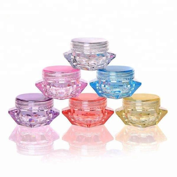 Buy cheap 15g 30g 50g Plastic Acrylic Jars For Cosmetics Loose Powder Face Cream from wholesalers