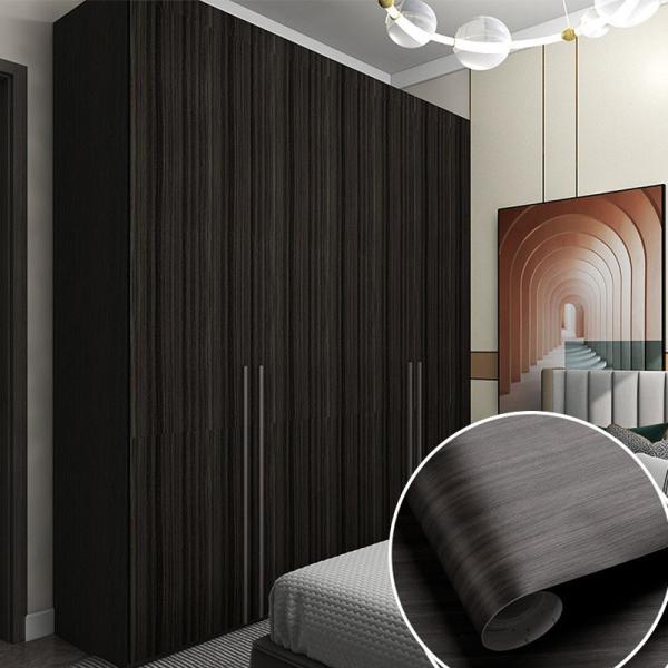 Buy cheap Grey Wood Grain Design 3D Contact Wallpaper for Waterproof Wall Decoration from wholesalers