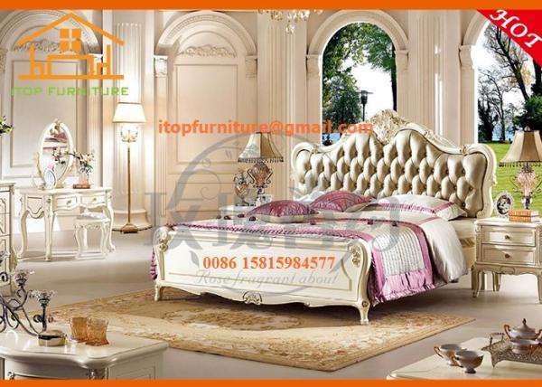 Buy cheap wholesale antique Imported italian solid teak wood bedroom furniture set from wholesalers