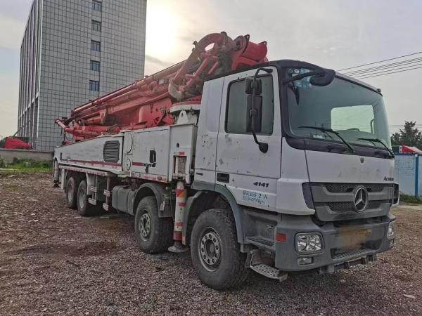 2012 Putzmeister Used Concrete Pump Truck 56m Truck Mounted Pump Mercedes Benz