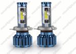 Purple / Blue Automotive LED Headlights 30W IP68 9006 LED Headlight Bulbs