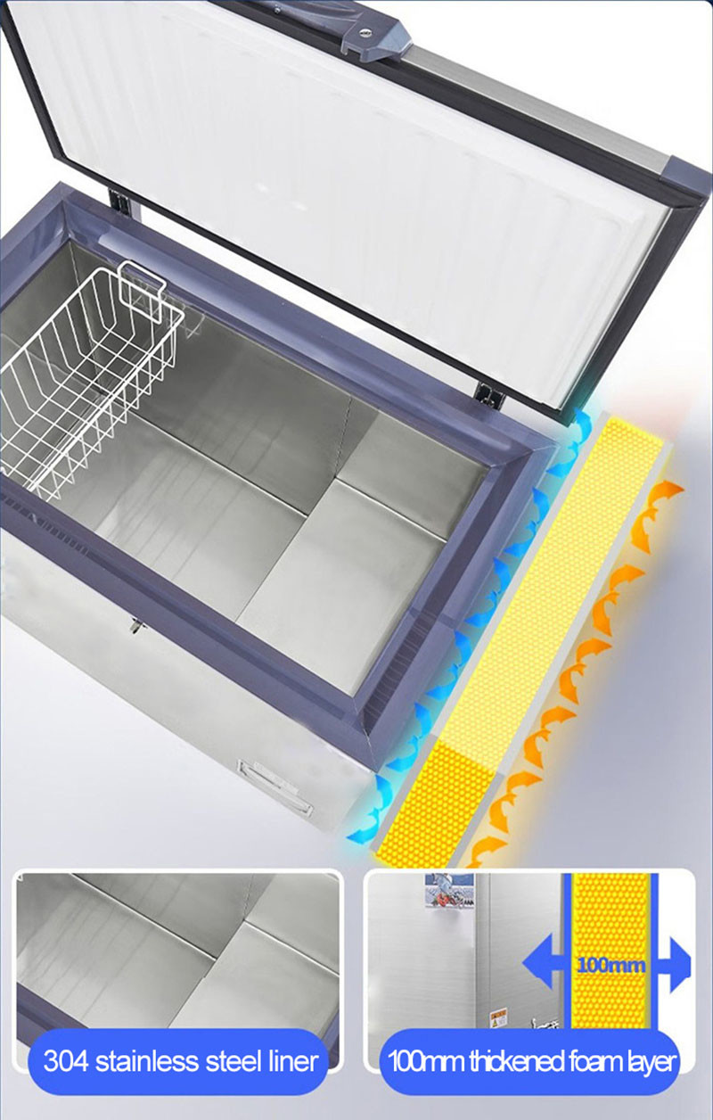 Low - Temperature Sliding Chest Freezer