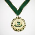 3D Carnival Celebration Medal Zinc Alloy With Sandblasted Back And Golden Border