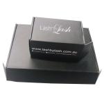 Custom Black Clothing Rigid Cardboard Corrugated Boxes For Packaging
