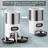 Buy cheap Dog Feeding Stainless Steel Pet Food Dispenser With Two Way Splitter from wholesalers