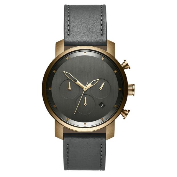 Buy cheap Grey genuine leather strap custom own brand watch suppliers china from wholesalers