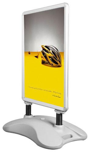 Buy cheap Double Sided Outdoor Banner Stands Snap Frame Poster Display Stand from wholesalers