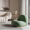 Buy cheap Tufted Design Green Fabric Leisure Living Room Chair Swivel Leisure Chair from wholesalers