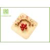 Buy cheap 10'' Thanksgiving Holiday Disposable Wooden Plates Natural Barbecue / Sandwich Tray For Picnic from wholesalers
