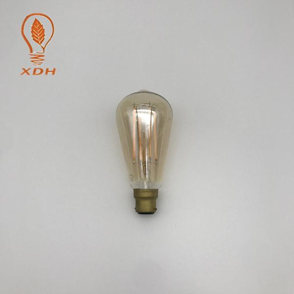 Buy cheap B22 Edison LED Filament Bulbs 6W 8w LED E27 Vintage Light Bulb ST64 25000 Hrs from wholesalers