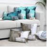 Buy cheap Set of 2 brown art pieces Contemporary decor Gray Home decor Hug pillowcase Pillow case 18X18 inches from wholesalers