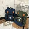 Buy cheap Japan and South Korea UL ZZAG leisure Joker contrast color backpack large capacity simple personality cool student bag from wholesalers