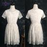 Buy cheap Lady new model fashion lace embroidery frock modern lady short fat women girls sexy night dress photos sale from wholesalers