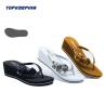 Buy cheap Summer Eva Flip Flop Wedge Black Glitter Flip Flop For Woman Heel from wholesalers