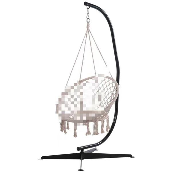 Buy cheap Outdoor and Indoor C Shape Swing Chair Stand with Heavy Duty Steel Construction from wholesalers