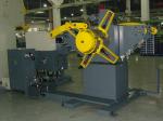 Pneumatic Metal Coil Uncoiler 22 Ton Decoiler , Short Bar Automatic Feeder