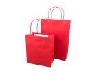 Buy cheap Red Eco Paper Packaging , Biodegradable Shopping Bags Customized Size from wholesalers