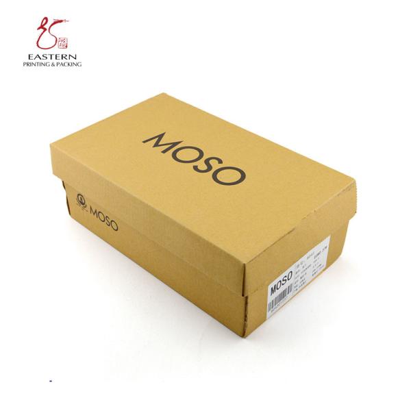 Buy cheap Plain Corrugated Cardboard E Flute Shoe Packaging Box Eco Friendly from wholesalers