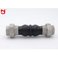 Buy cheap Union Type Flexible Rubber Expansion Joints Black Color  Equal Shape Nylon Cord Fabrics product