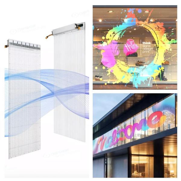 Buy cheap Glass Window LED Mesh Screen Transparent For Outdoor Advertising from wholesalers