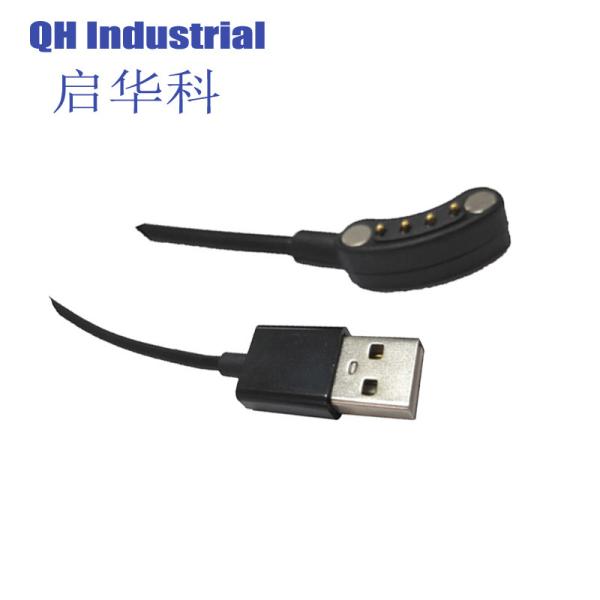 Buy cheap 4Pin Arc Colombia Sus Spring Amphenol Double-Head Pog Pin Socket Pogo Pin Magnet Connectors from wholesalers
