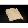 Buy cheap Hotel Restaurant Bamboo Knives Forks And Spoons Set Long 168mm Natural Color from wholesalers