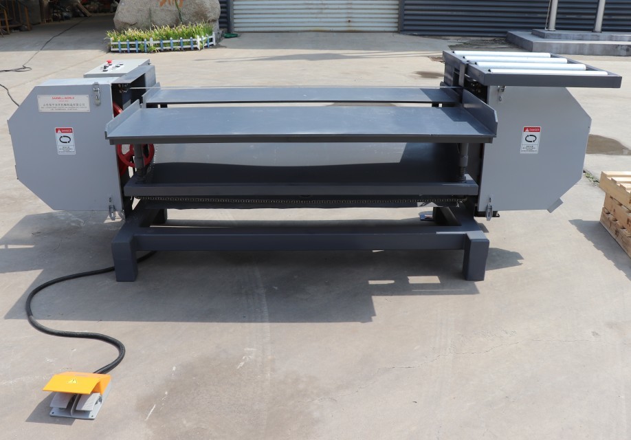 Wood Pallet Bandsaw Dismantler Machine For Pallet Nail Cutting