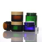 Glass Cosmetic Jars with Lids for Skincare Luxury Glass Cream Jar