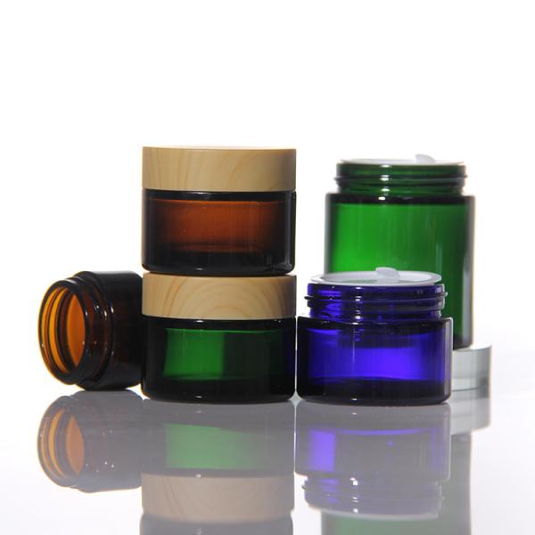 Buy cheap Glass Jar Cream Customizable logo Cream Jars Cosmetic Bottles For Moisturizer 50g 100g 200g from wholesalers
